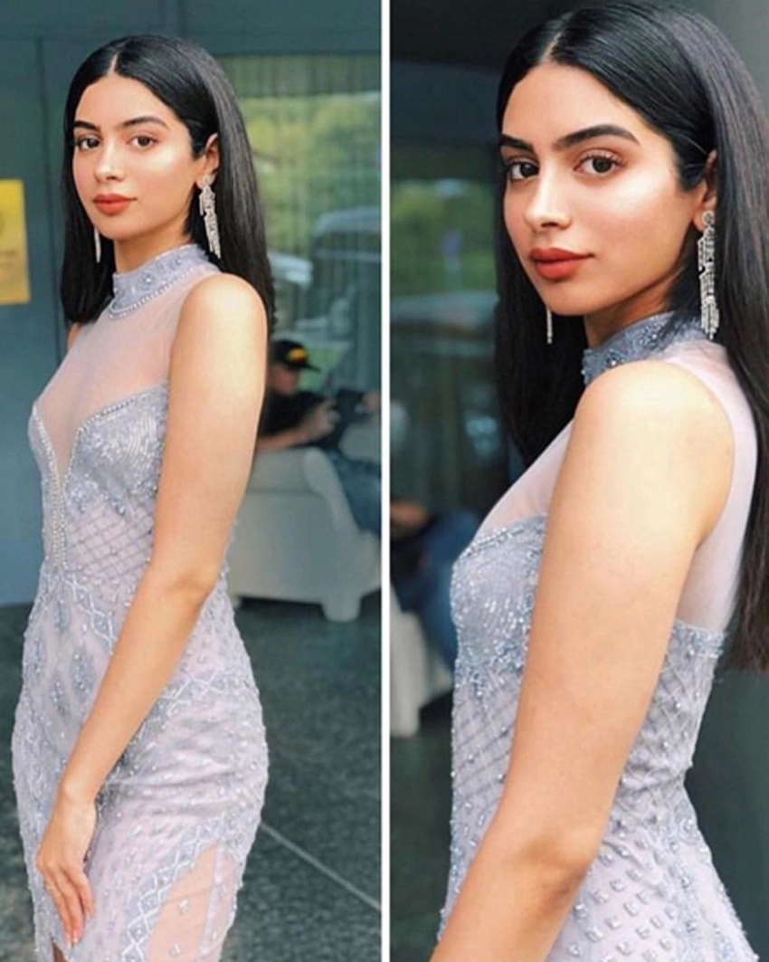 Khushi Kapoor Light Blue Gown