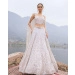 Edith Silver Lehenga Set With Sequins And Swarovski Stones