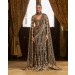 Marion Black Fitted Lehenga Set With Golden Embroidery & Mirrors