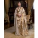 Pankhuri Off-white Handloom Kanjivaram Saree