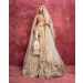 Victoire Light Beige-based, Golden Lehenga Set With Gold Embroidery