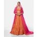 Sunset Coral Lehenga