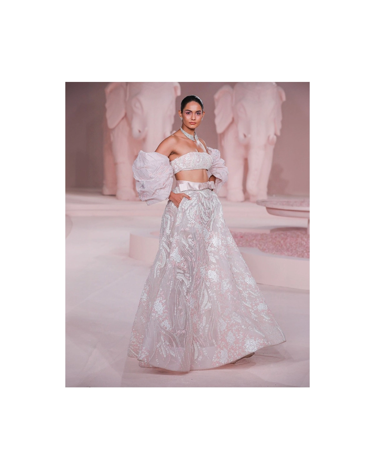 Kristen Lehenga Set