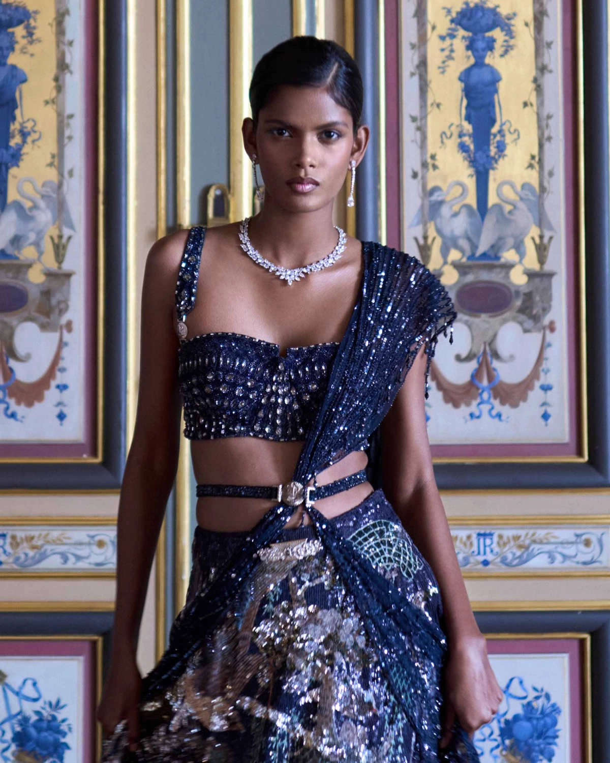 Midnight Enchanté Lehenga