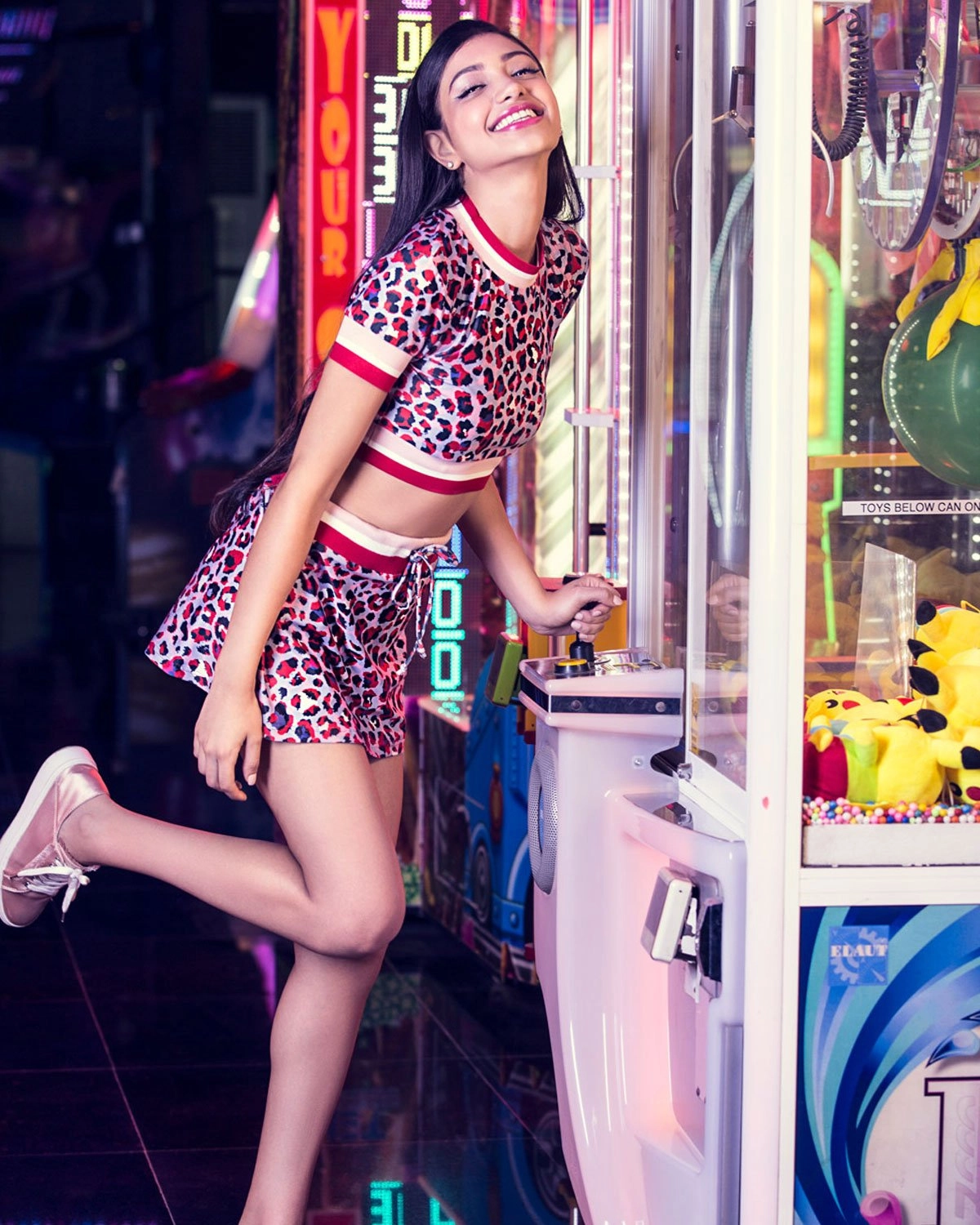 Alanna Panday Multi Colour Short Dress