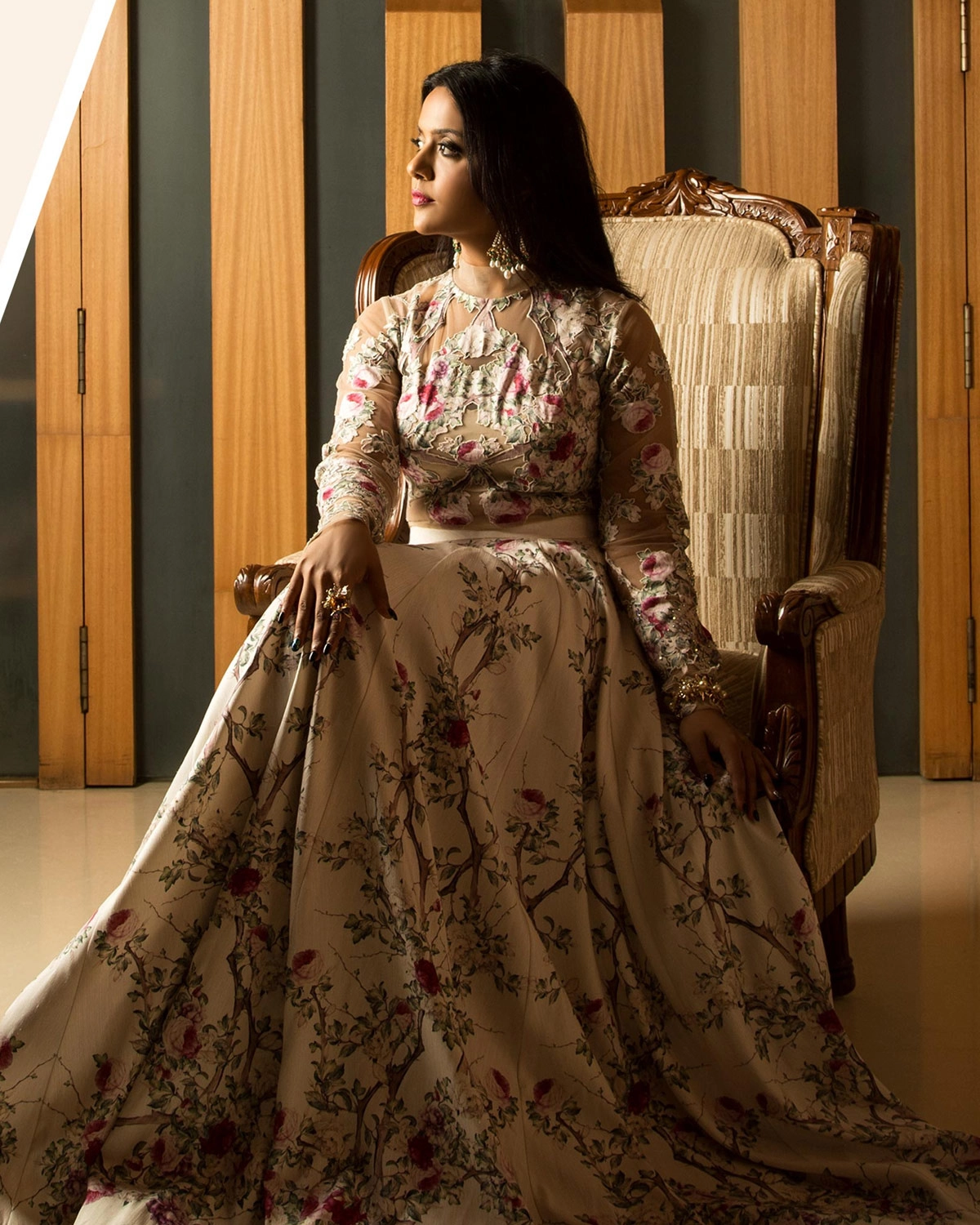 Floral  Lehenga Set