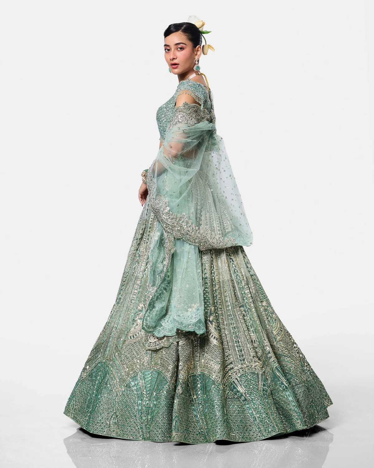 Aqua Mist Lehenga