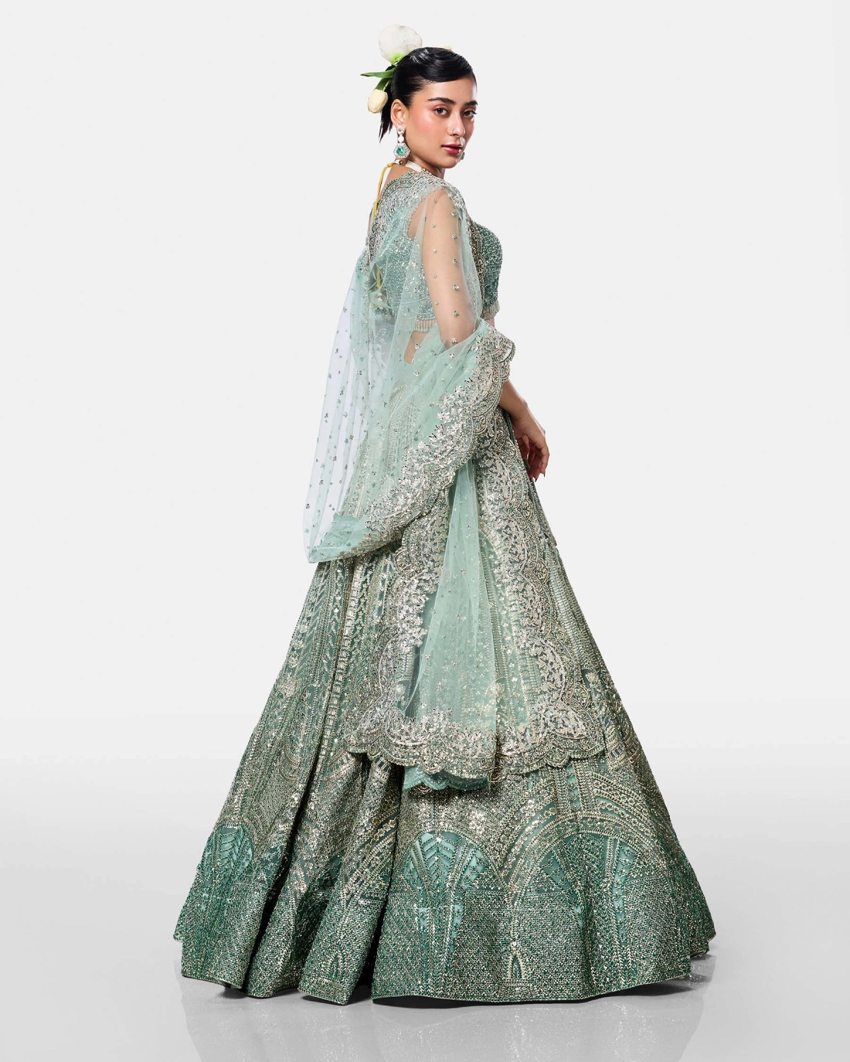 Aqua Mist Lehenga