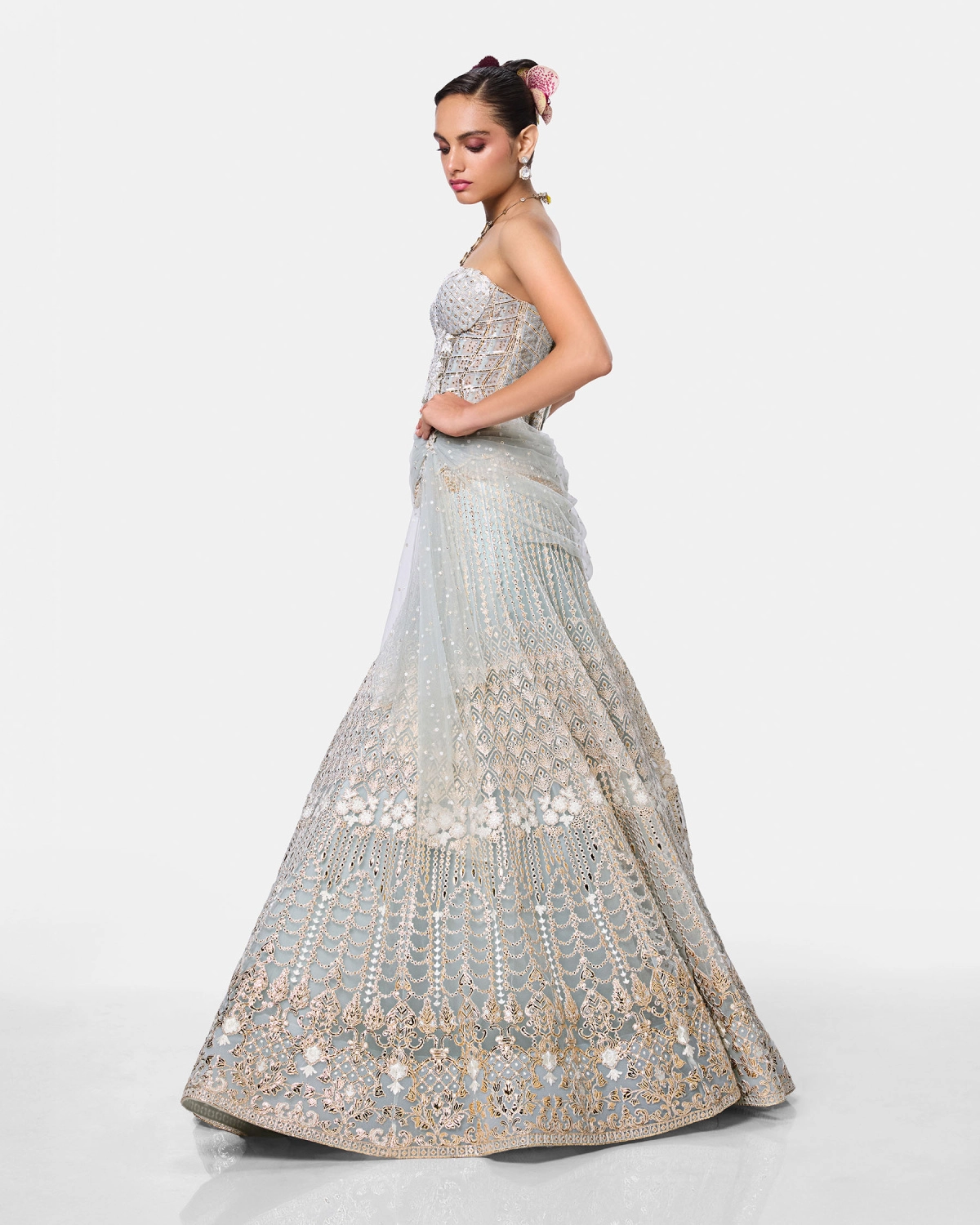 Astera Ivory Lehenga