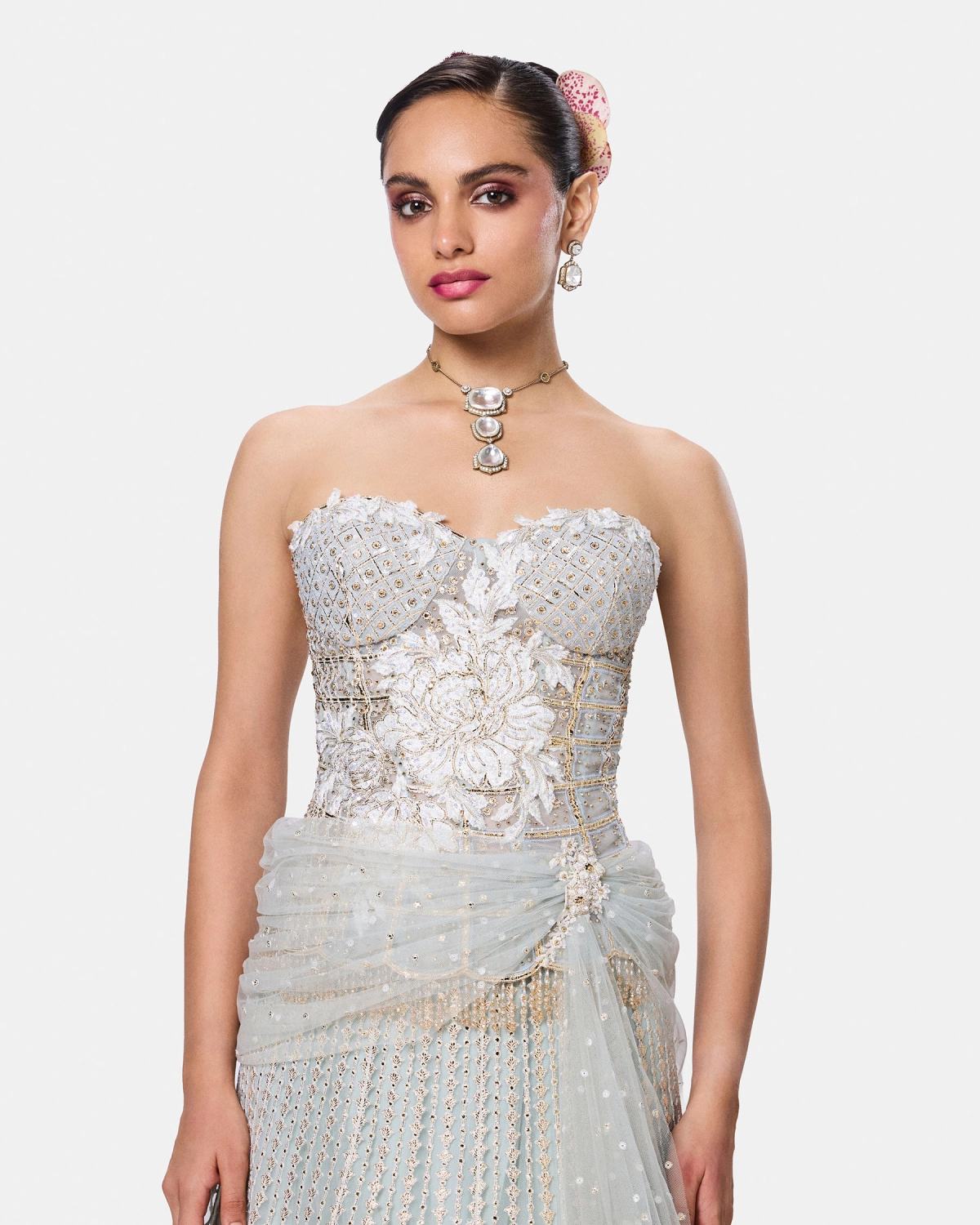 Astera Ivory Lehenga