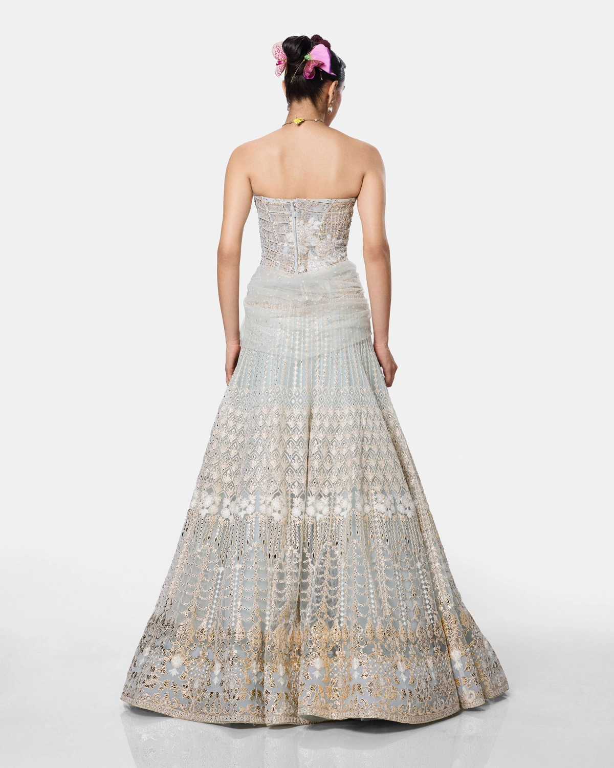 Astera Ivory Lehenga
