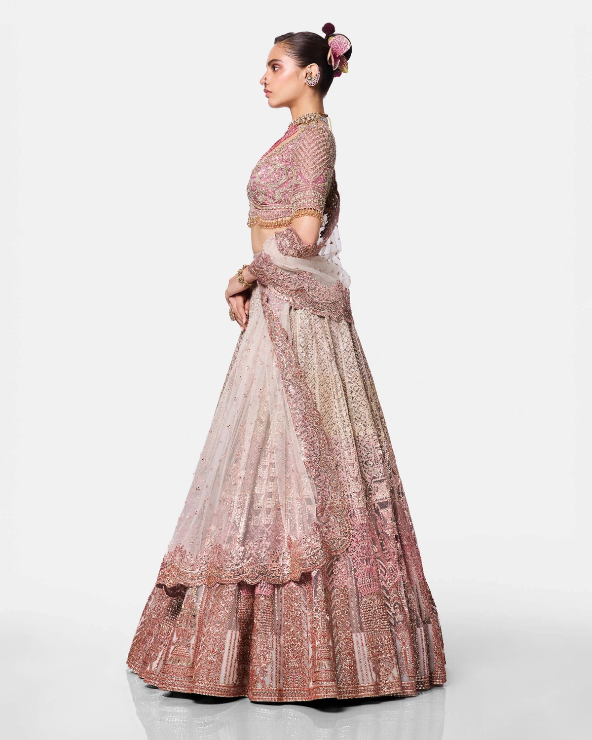 Blush Aura Lehenga