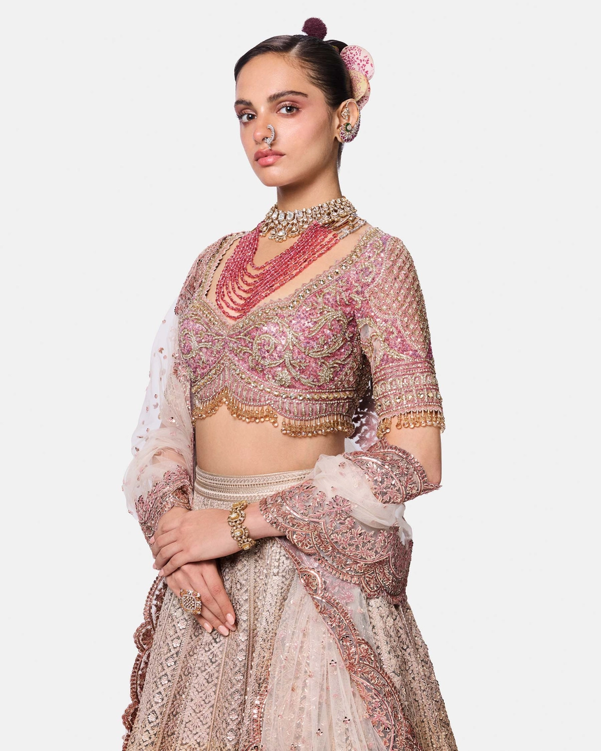 Blush Aura Lehenga