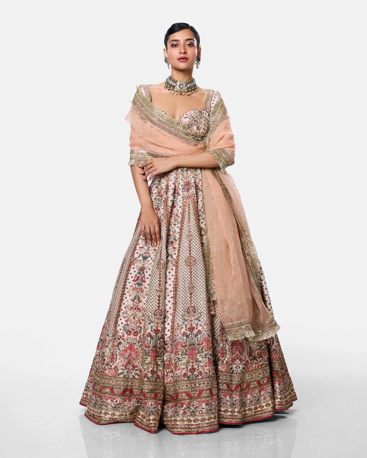 Blush Heirloom Lehenga