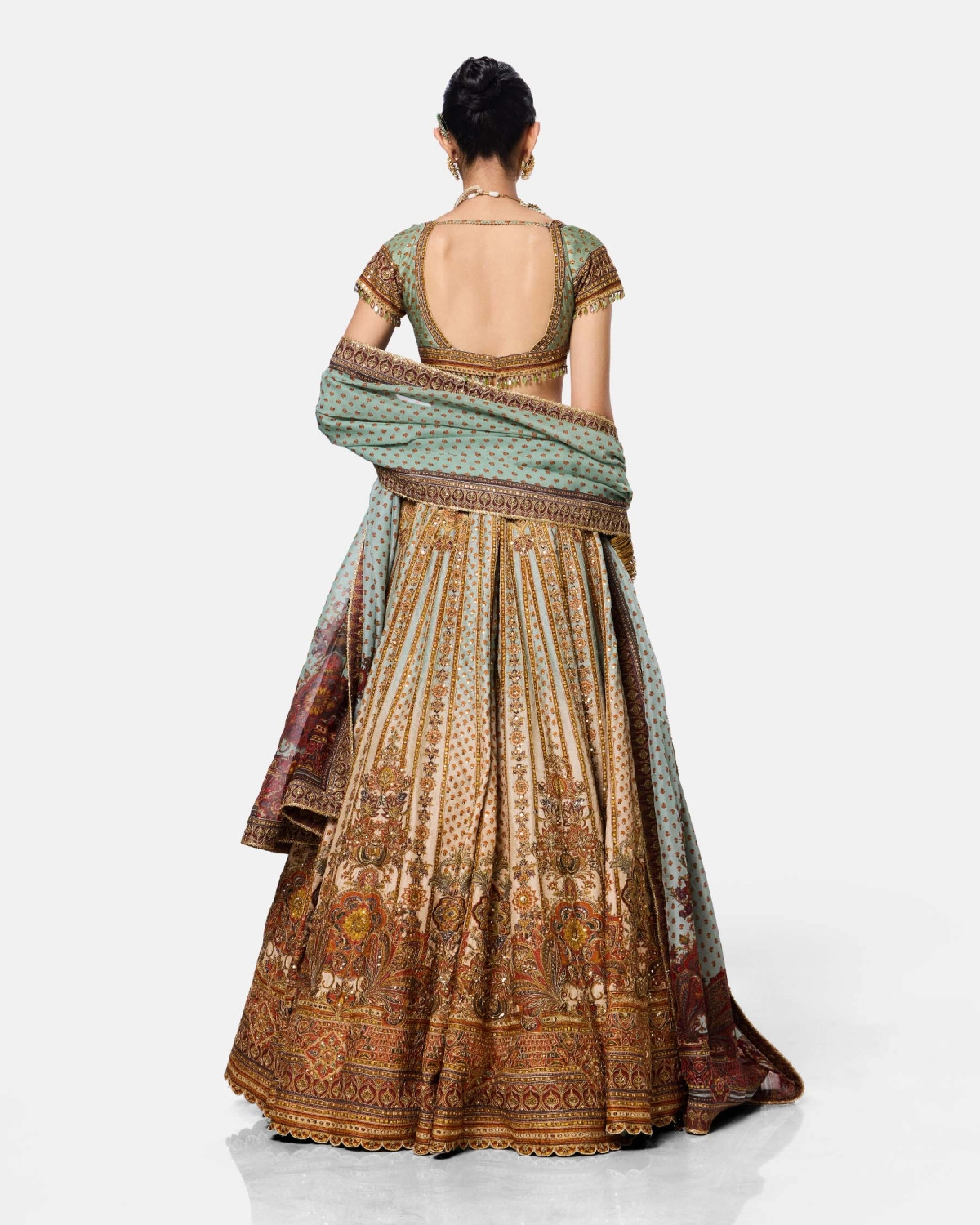 Pistachio Garden Lehenga