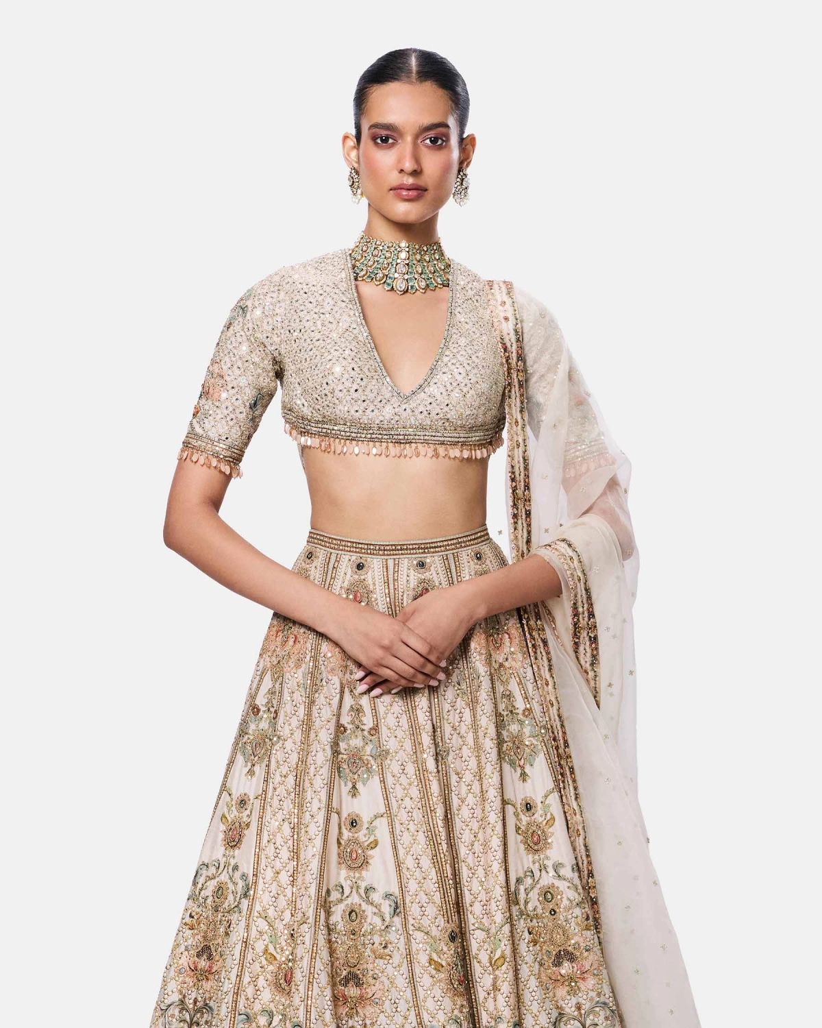 Celestial Ivory Lehenga
