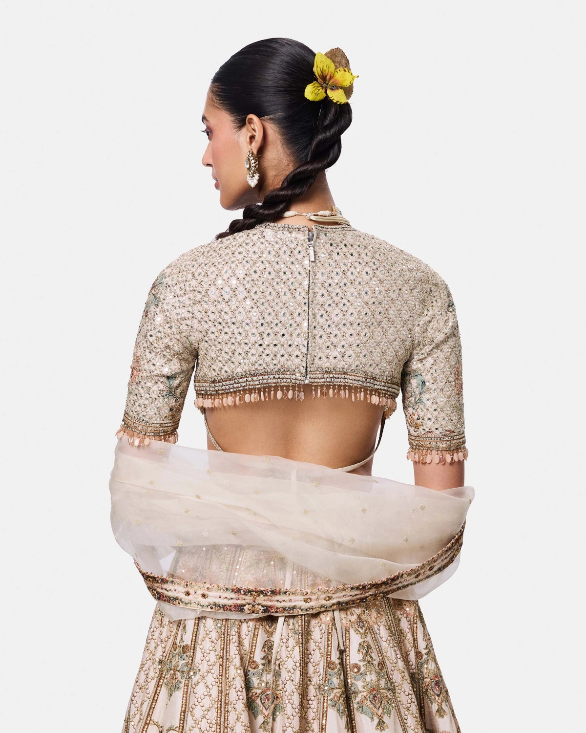 Celestial Ivory Lehenga