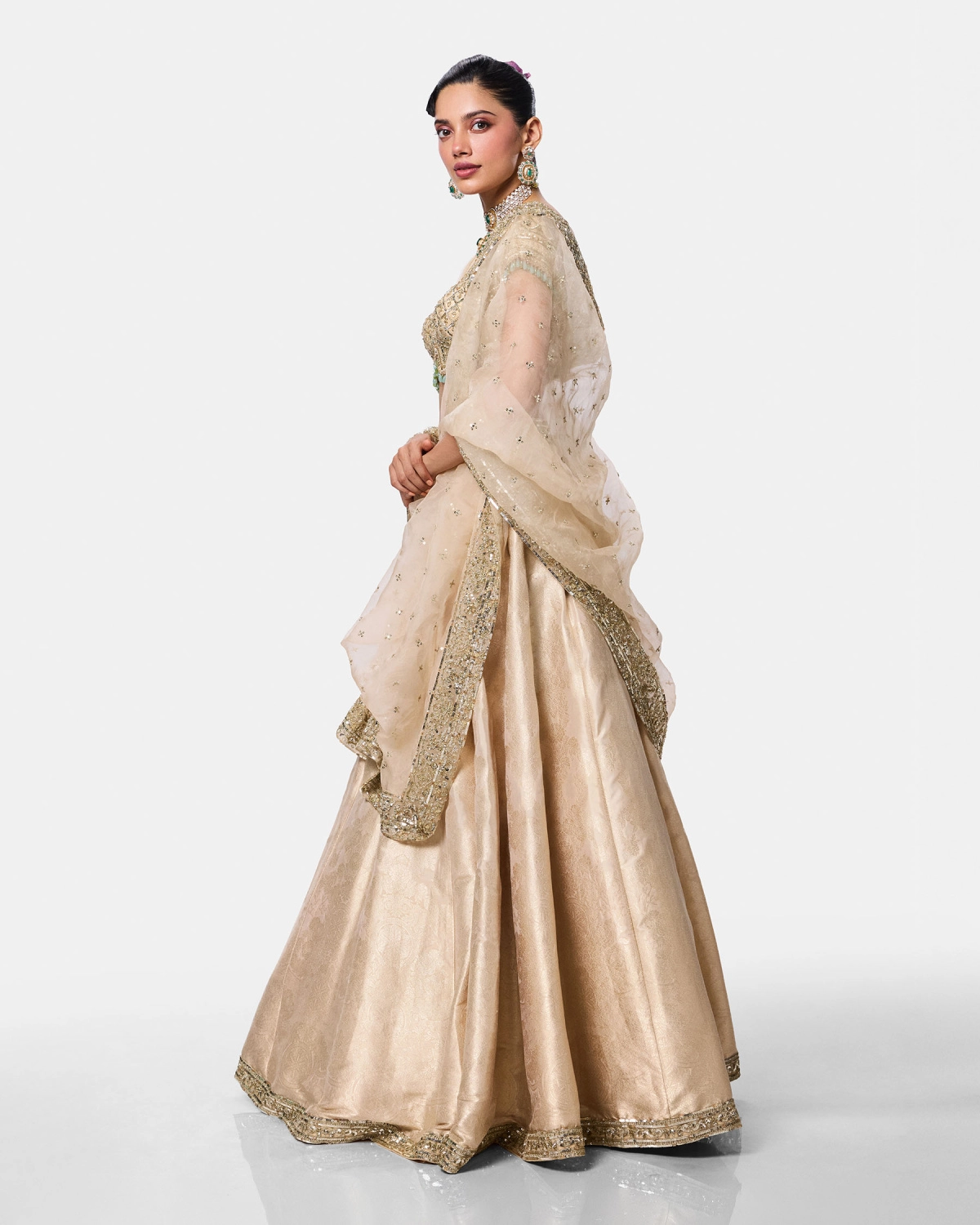 Champagne Gold Lehenga
