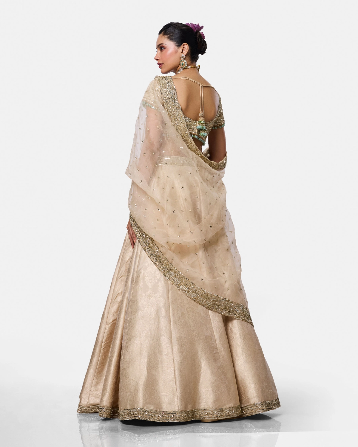 Champagne Gold Lehenga