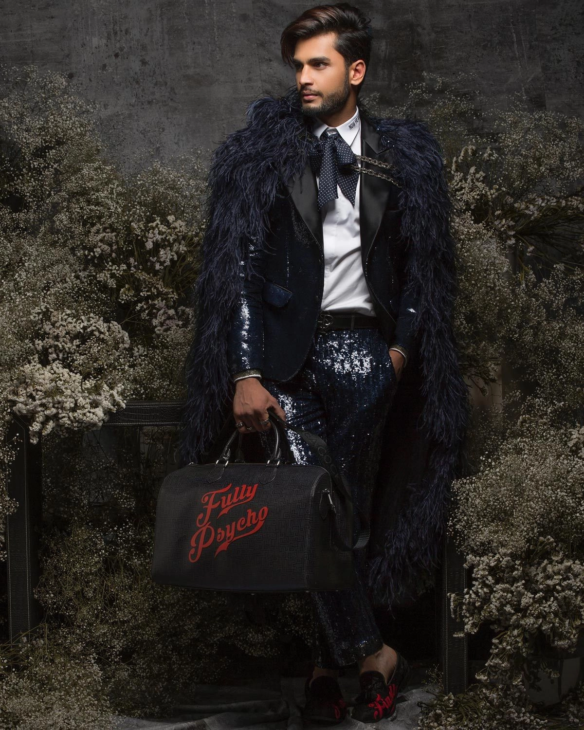 Rohit Blazer With Satin Shawl Collar