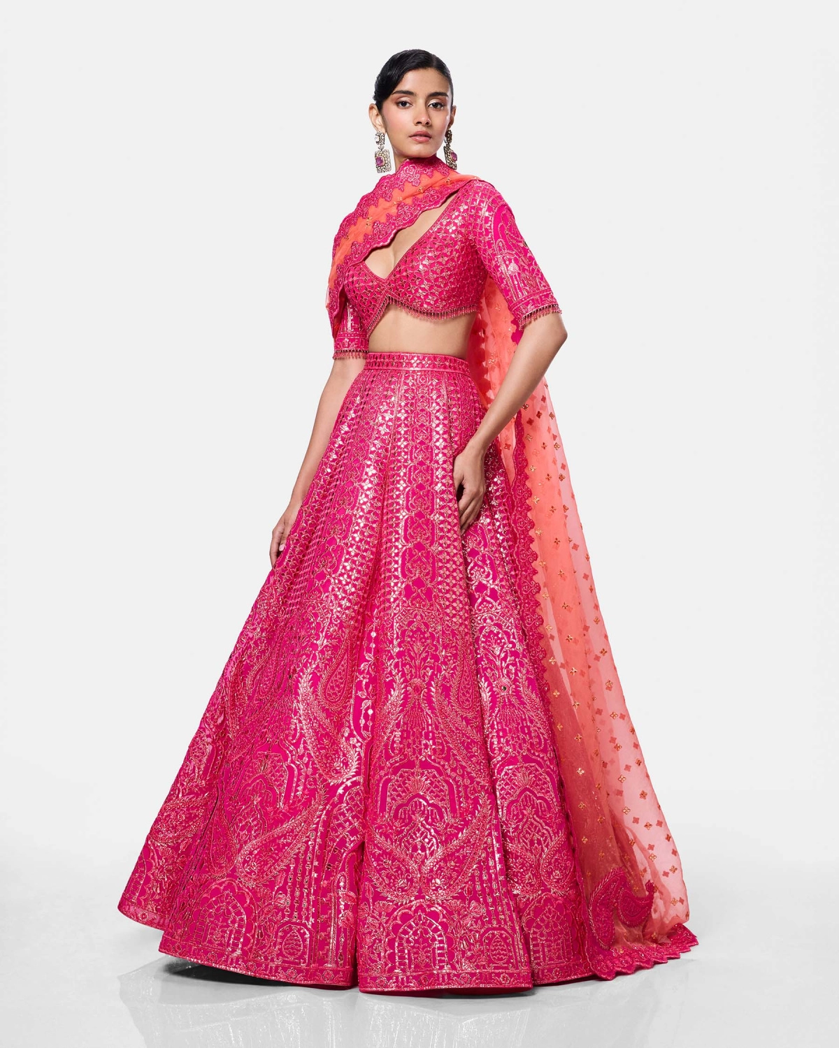 Fuchsia Royale Lehenga