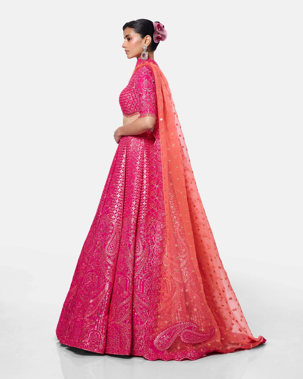 Fuchsia Royale Lehenga