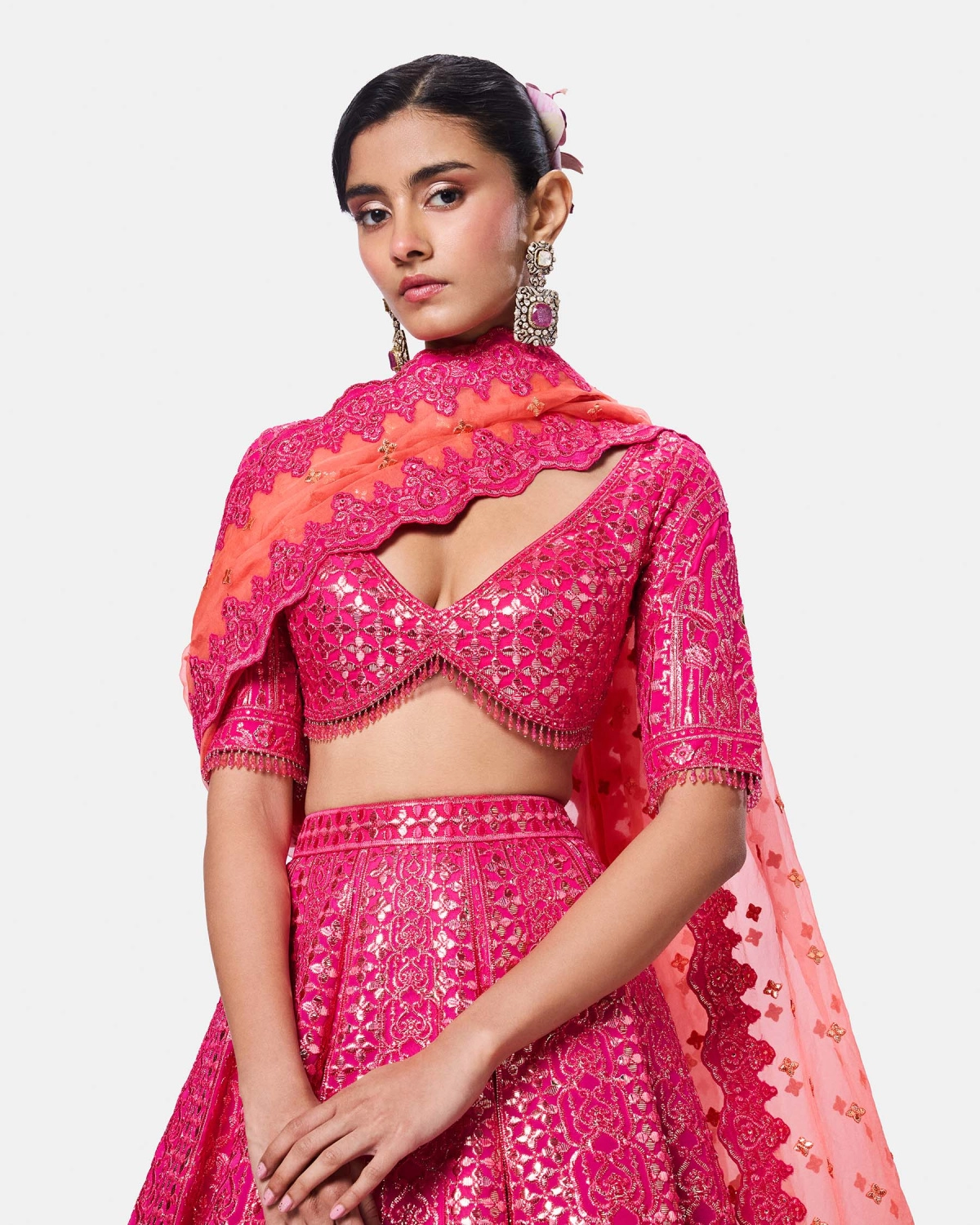 Fuchsia Royale Lehenga
