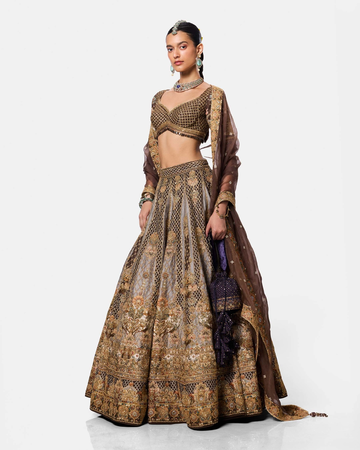 Gilded Ivy Lehenga