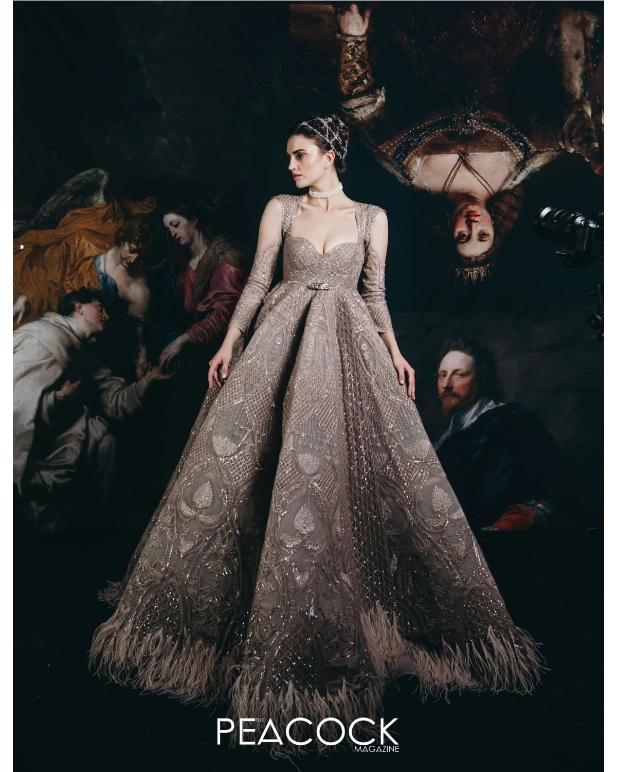Icw Couture Grey Brdal Lehenga