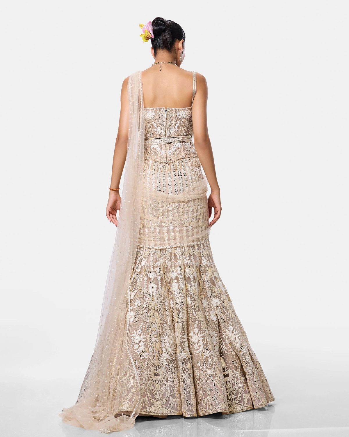Lumière Gold Lehenga