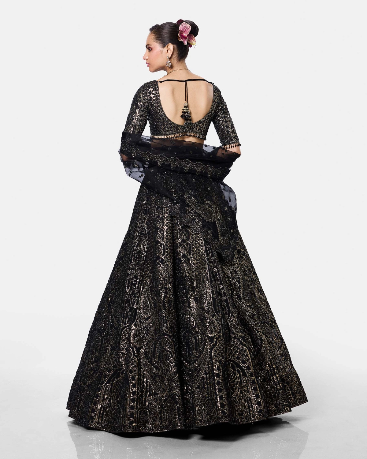 Midnight Palace Lehenga