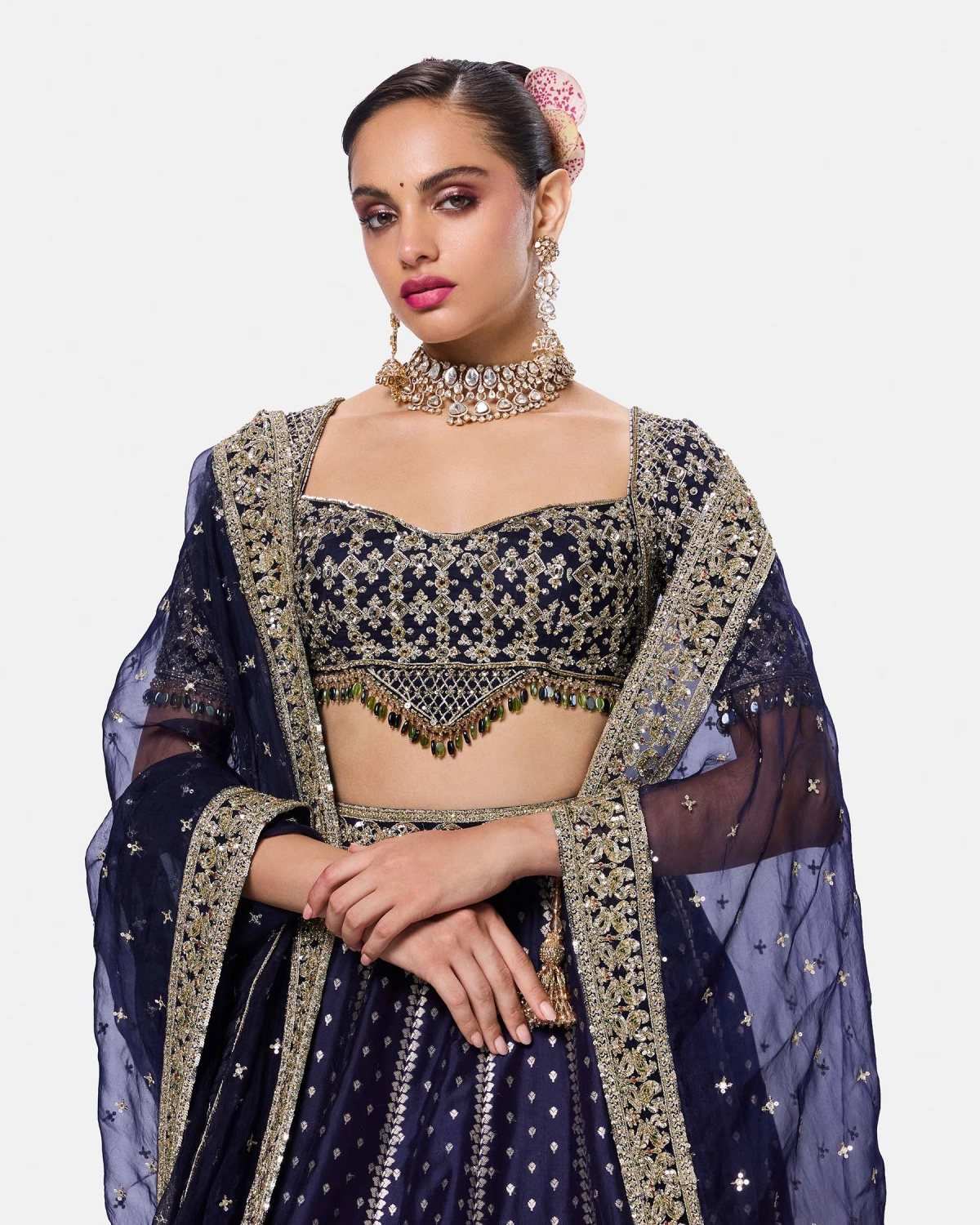 Midnight Onyx Lehenga