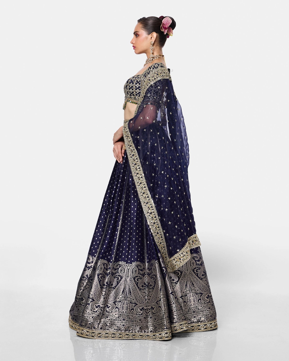 Midnight Onyx Lehenga
