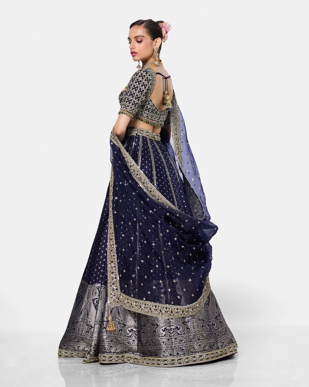 Midnight Onyx Lehenga