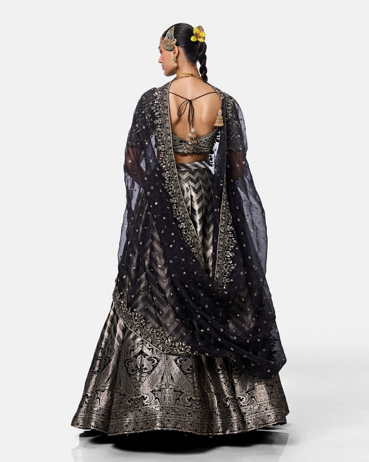  Moonlit Zari Lehenga