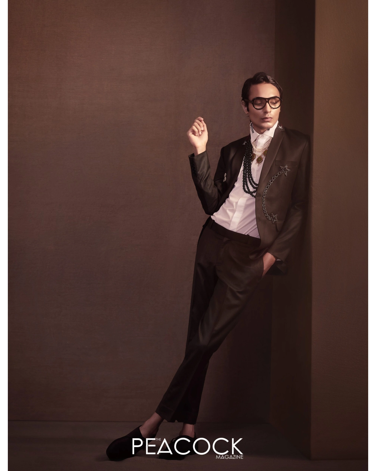 Blazer With Satin Shawl Collar
