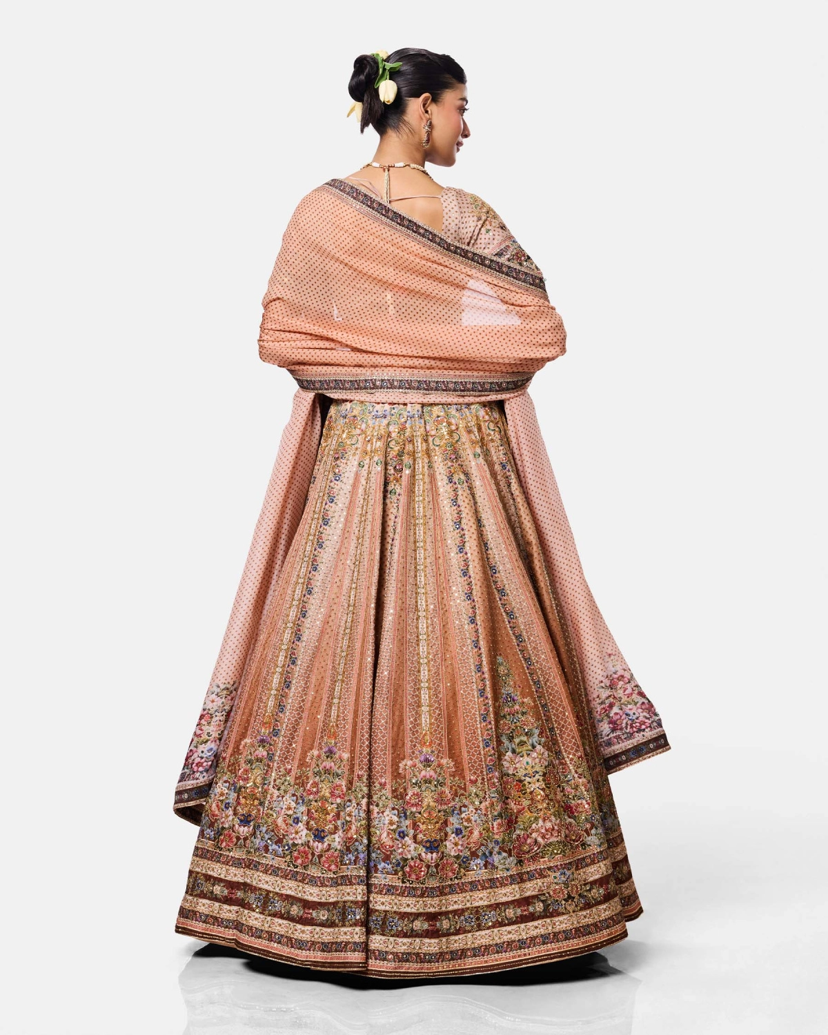 Peach Blossom Lehenga