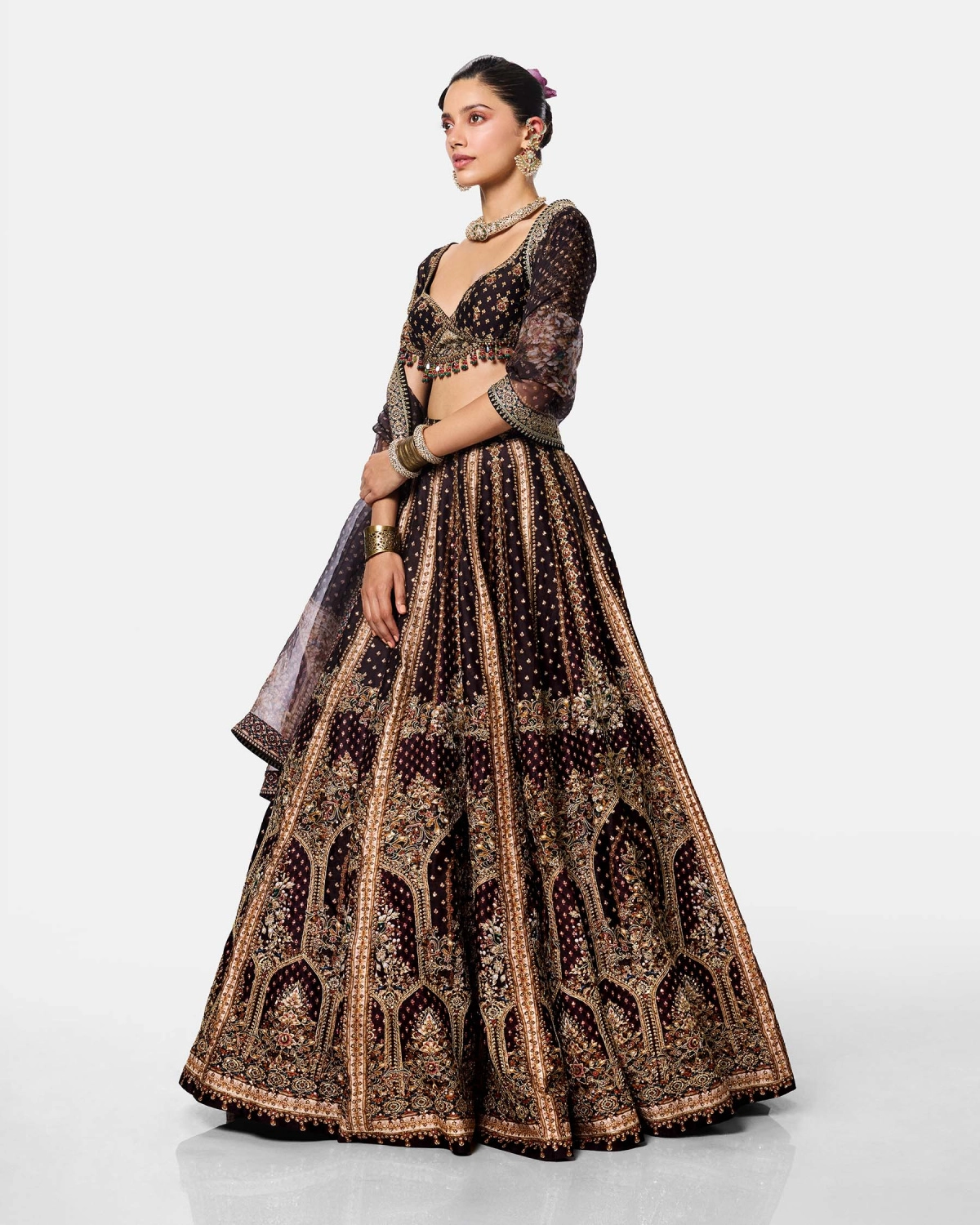 Plum Royale Lehenga