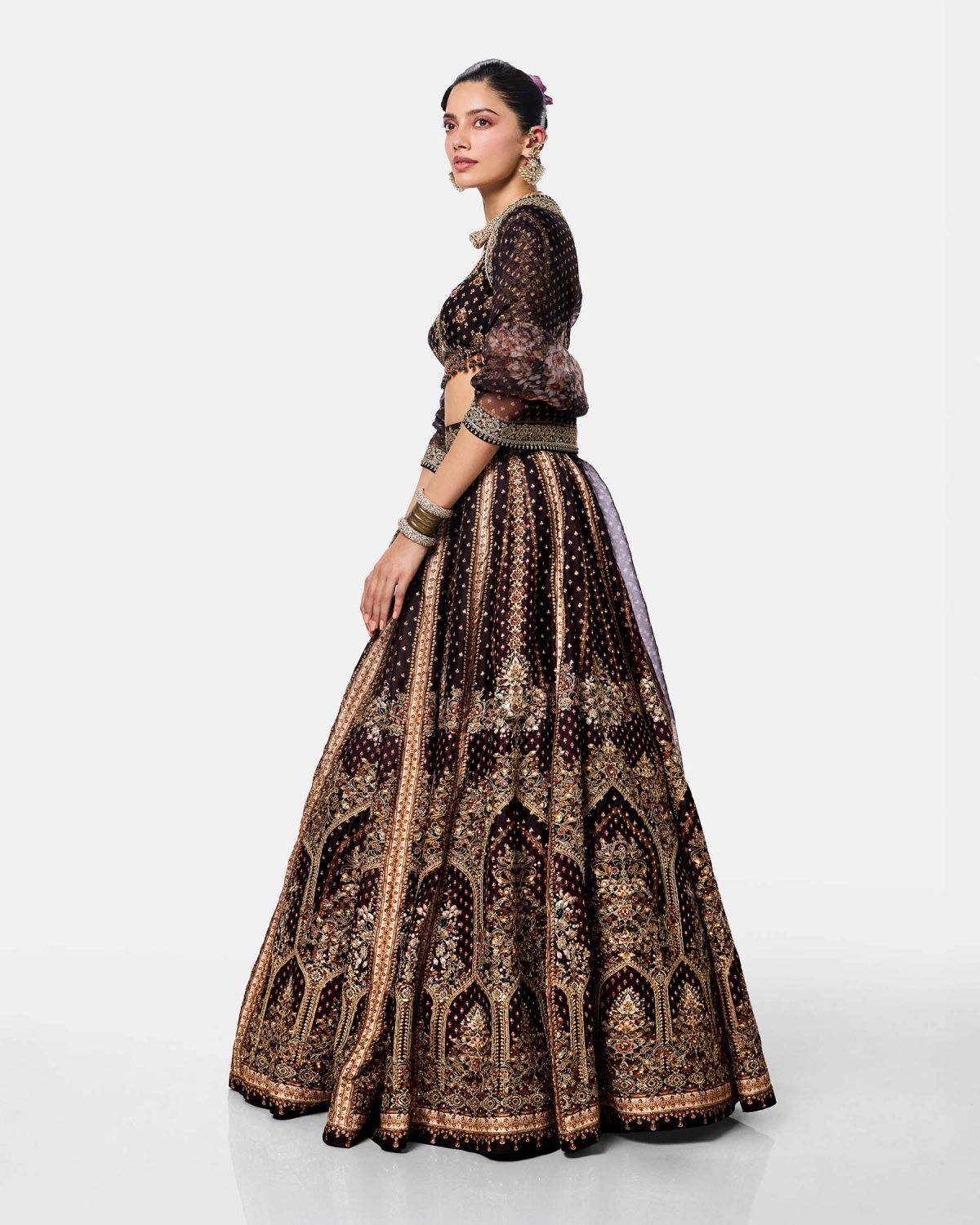 Plum Royale Lehenga