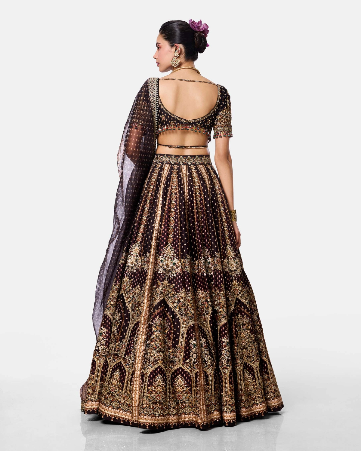 Plum Royale Lehenga