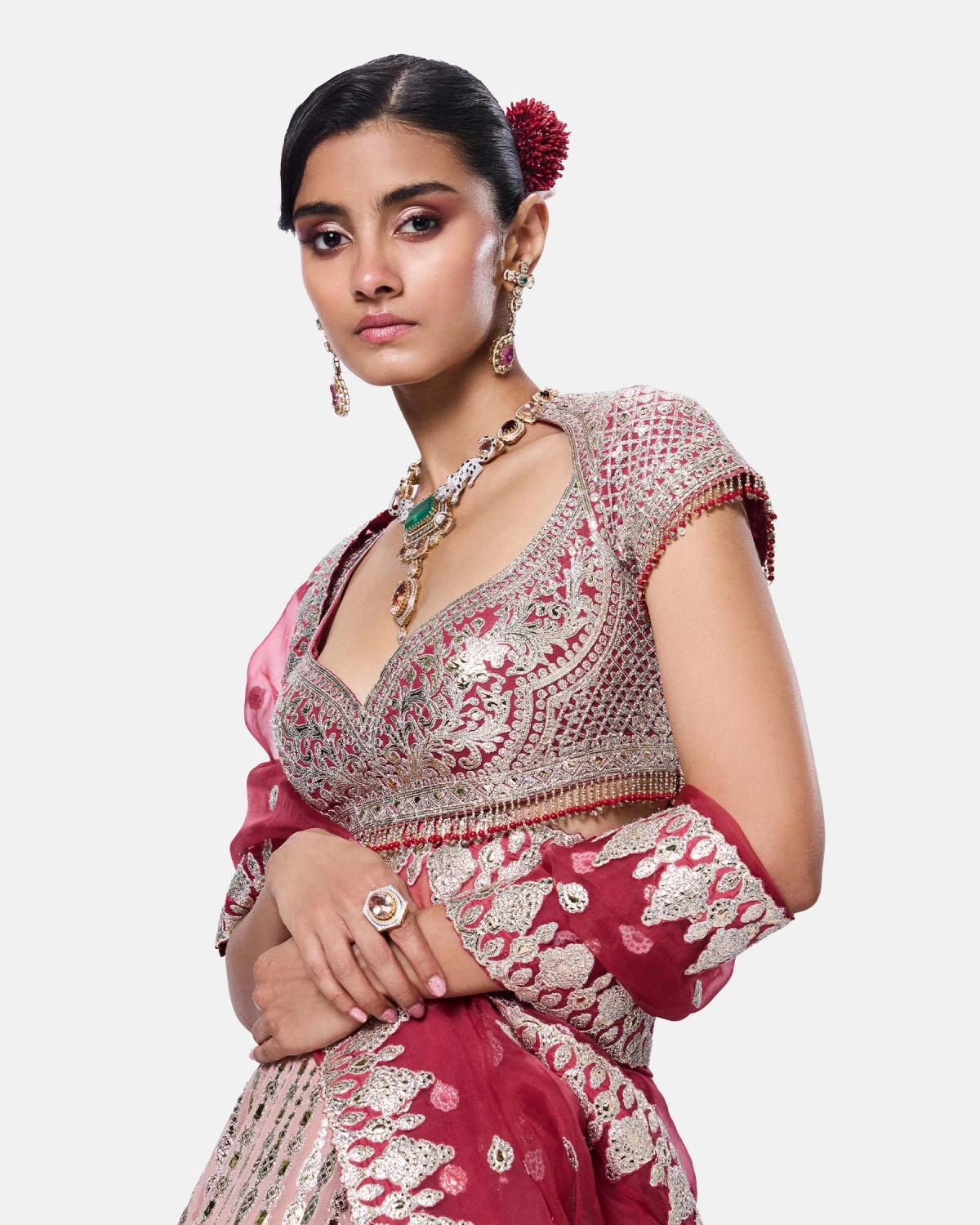 Rosewood Blush Lehenga