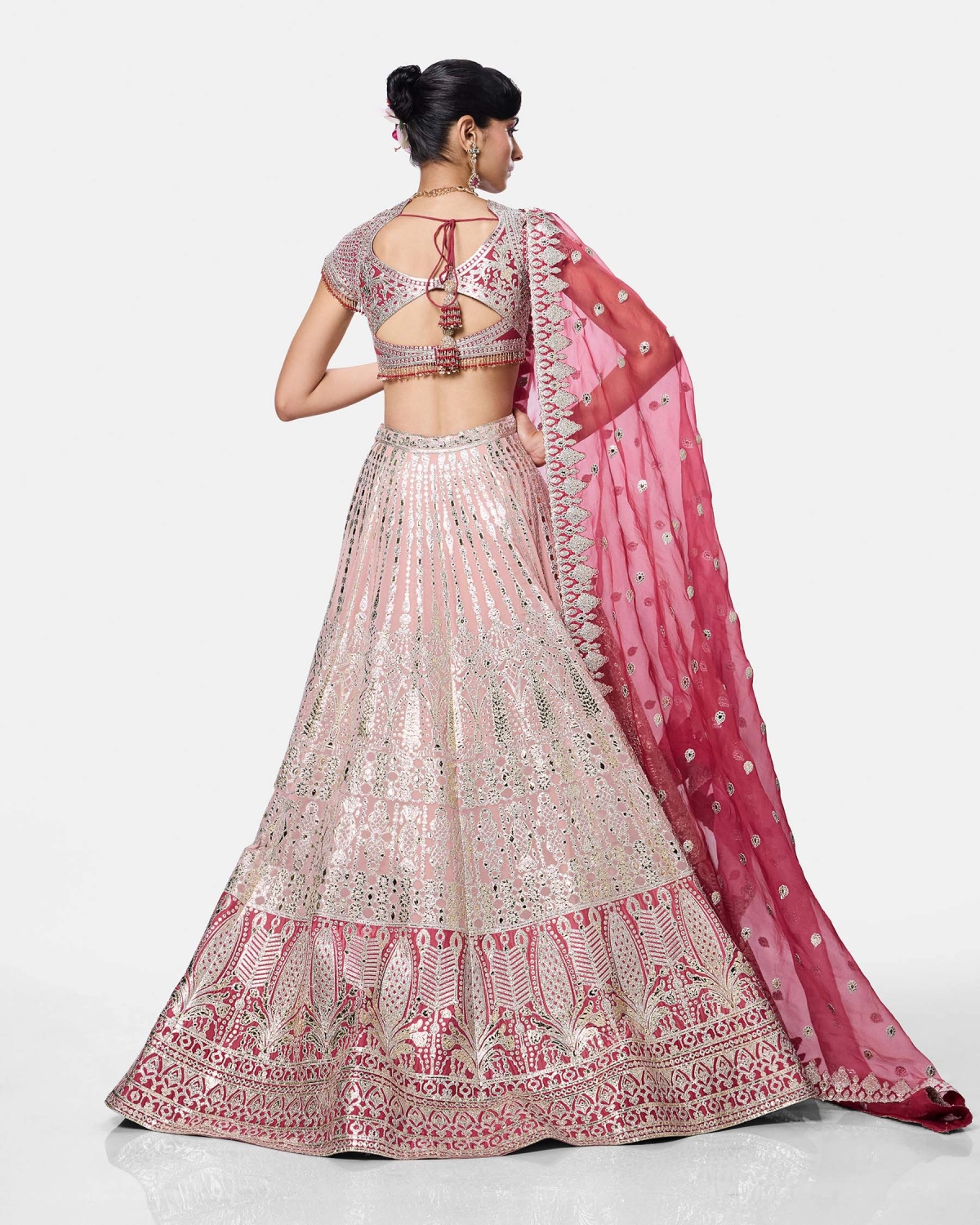 Rosewood Blush Lehenga