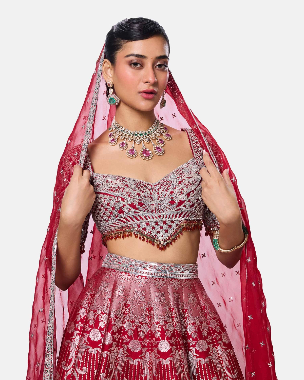 Ruby Rosé Lehenga