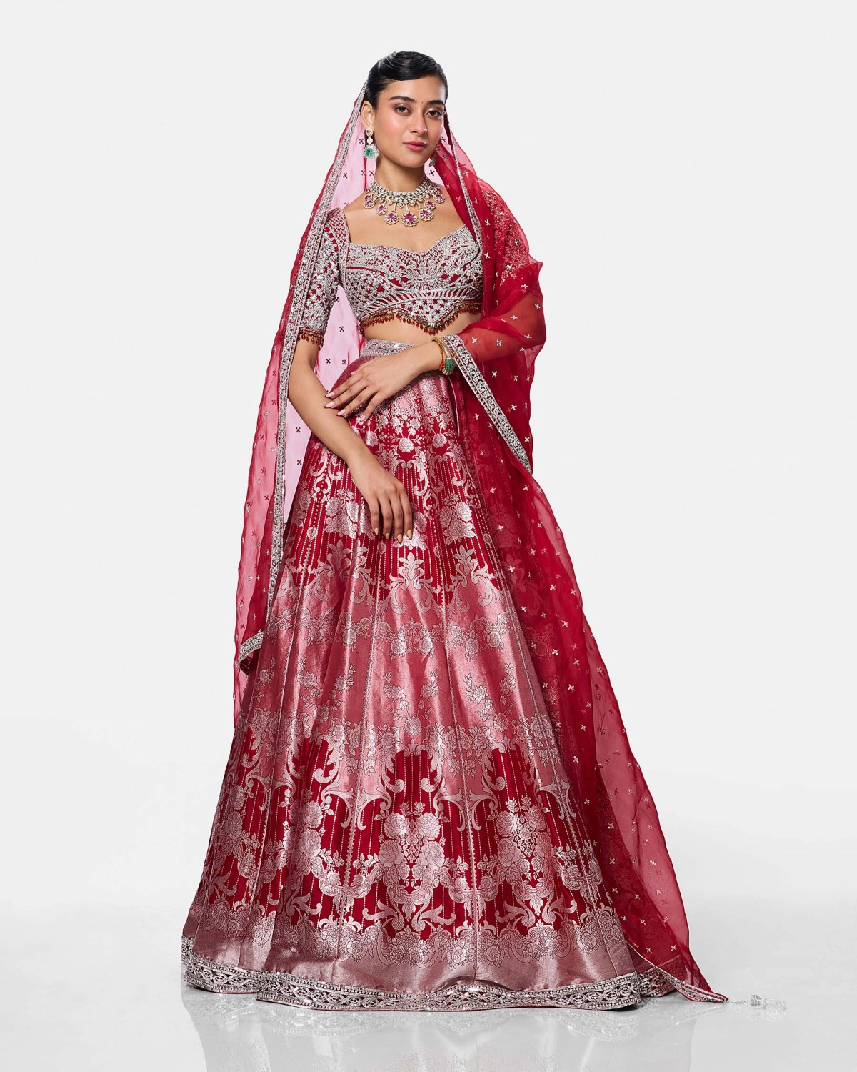 Ruby Rosé Lehenga