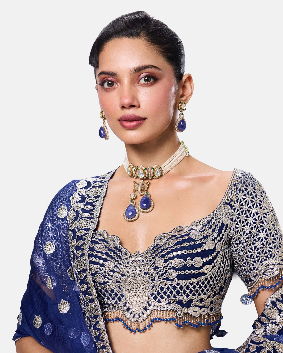 Sapphire Mist Lehenga