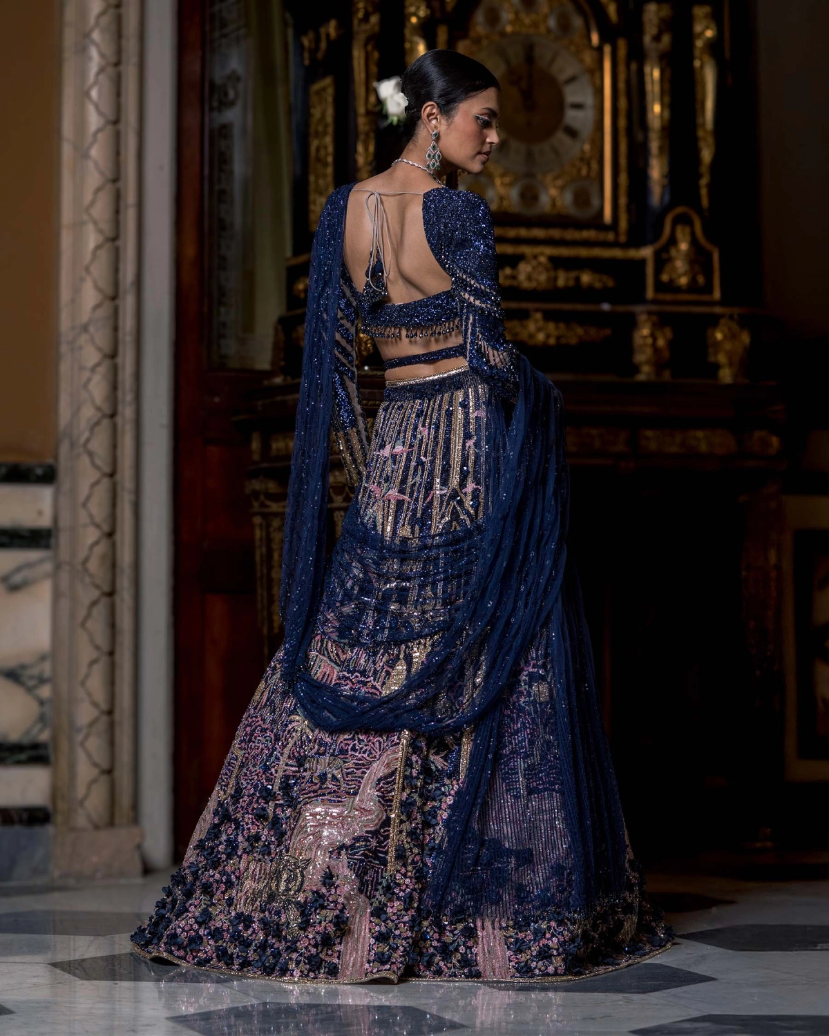 Salome Multicoloured Lehenga Set