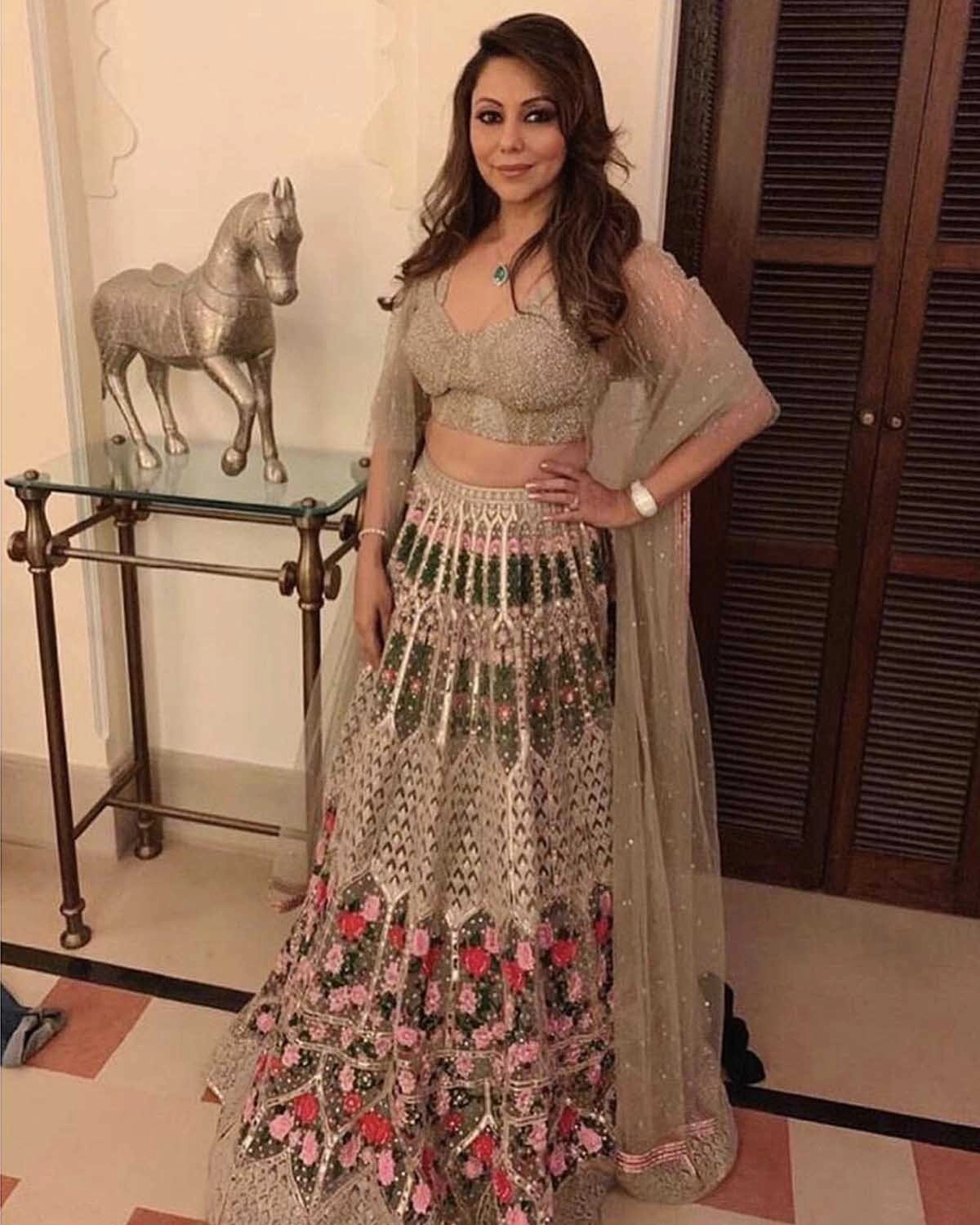 Gauri Khan Chrome Applique Lehenga