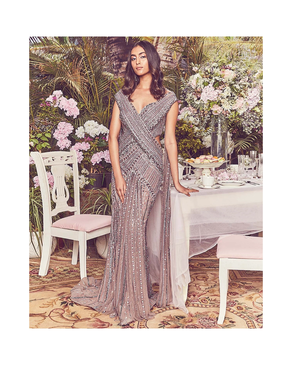 Casey Grey Gown
