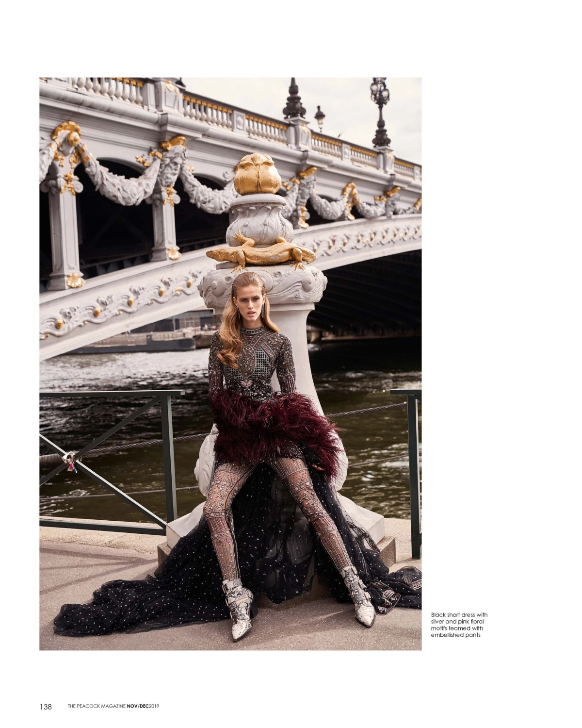 Poised In Paris Crystal Work Jumpsuit